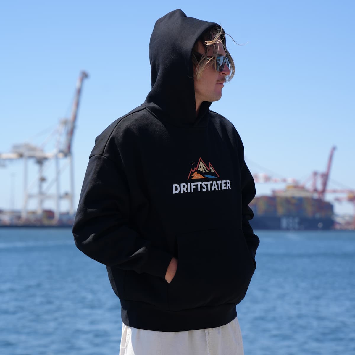 Drift Premium Fleece Hoodie - Black