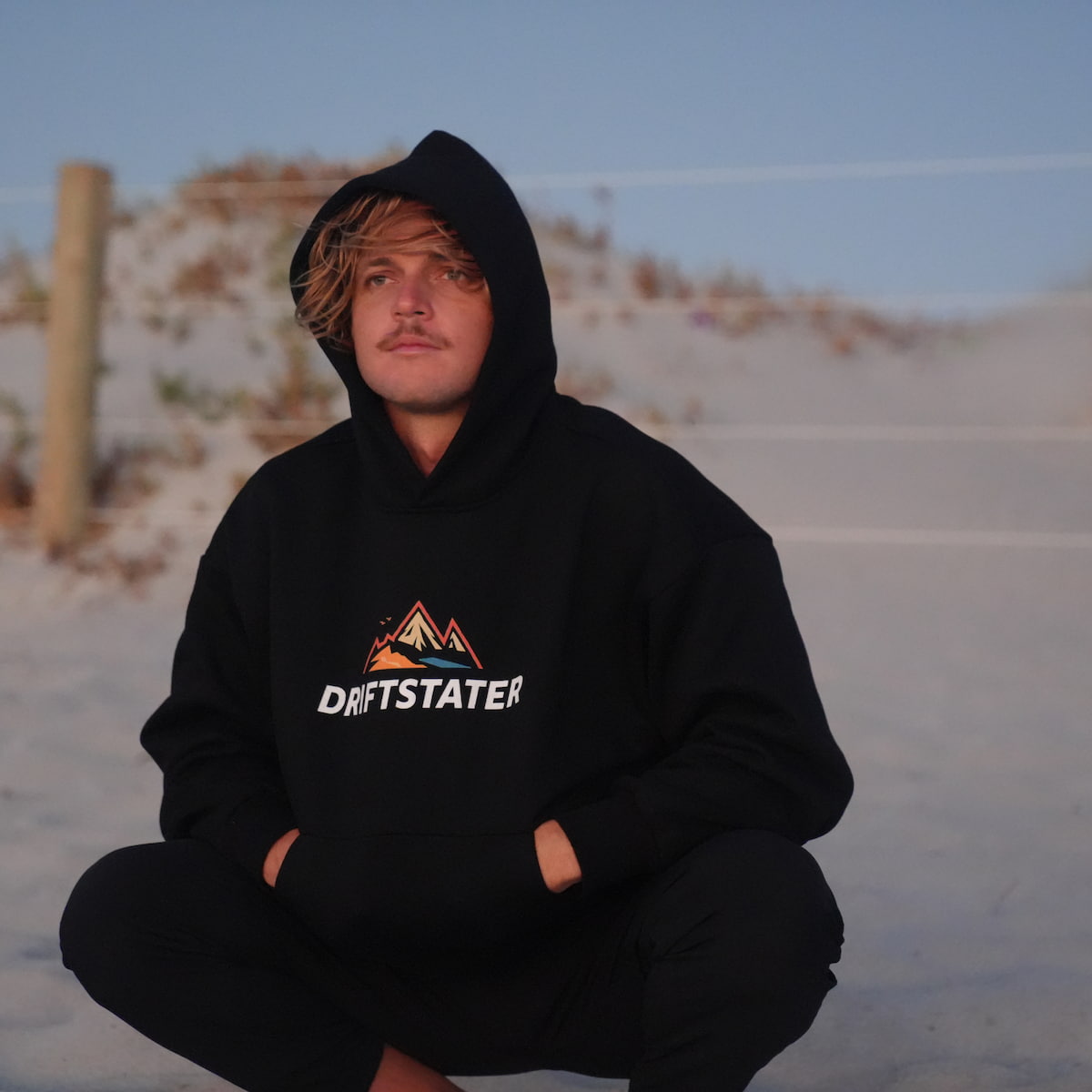 Drift Premium Fleece Hoodie - Black