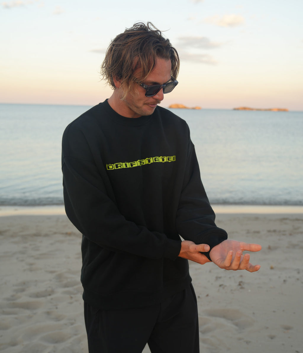 Drift Crew Fleece – Charcoal