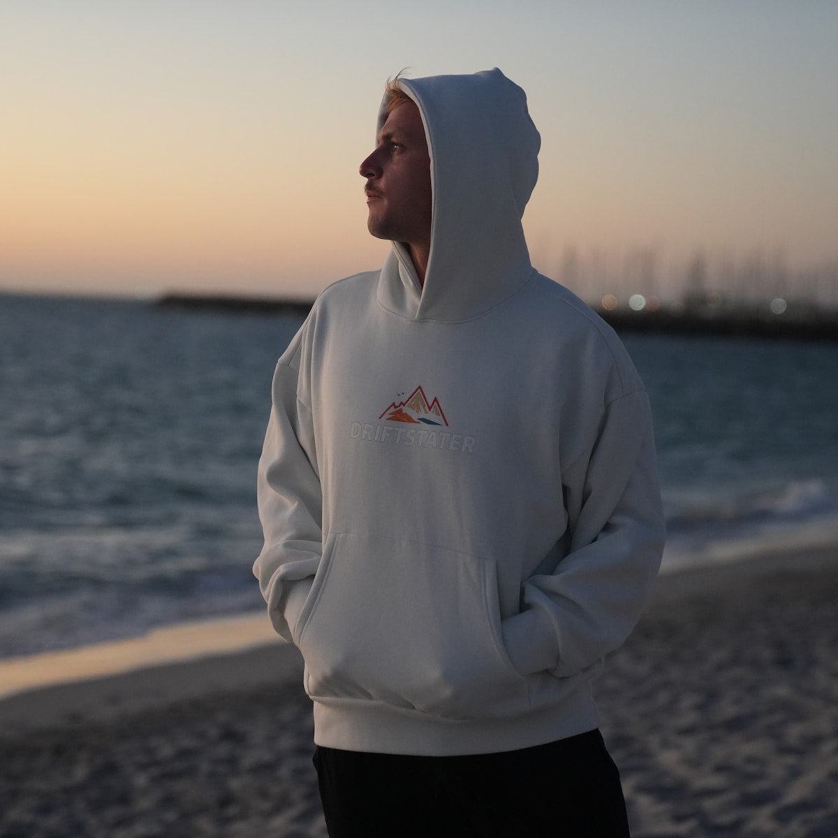 Drift Premium Fleece Hoodie - White