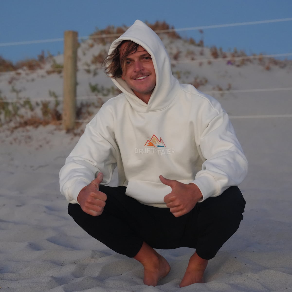 Drift Premium Fleece Hoodie - White