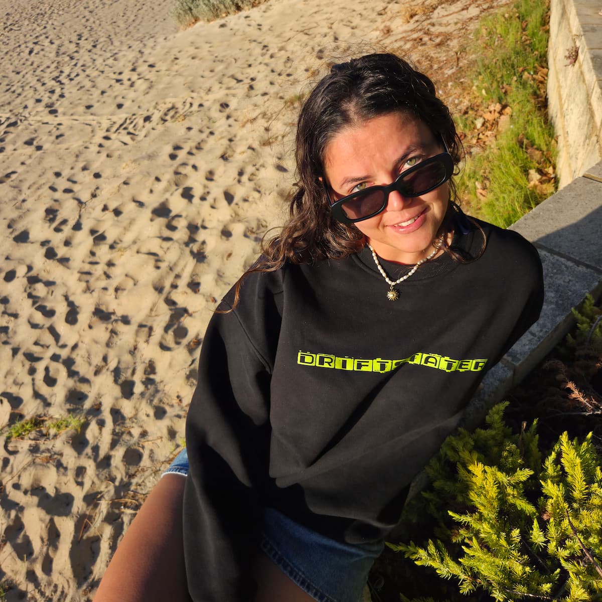 Drift Crew Fleece – Charcoal