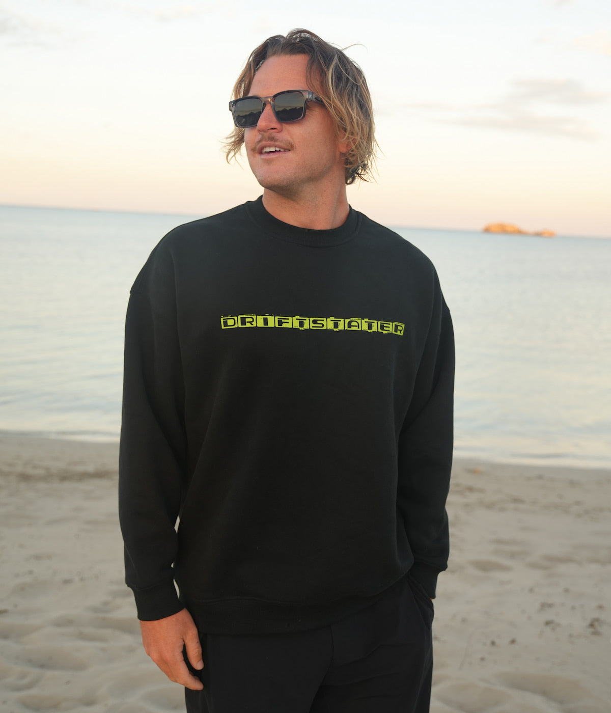 Drift Crew Fleece – Charcoal